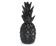 Statuette ananas noire H 29 cm BLACK