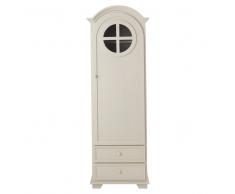Armoire bonnetière en bois taupe L 62 cm Pastel