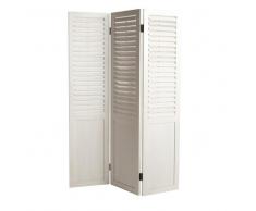 Paravent 3 vantaux blanc L 130 cm Newport