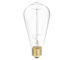 Ampoule à filament décorative vintage en verre H 15 cm CULEMBOURG