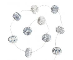 Guirlande lumineuse en papier 10 LED L.250cm ESCALE