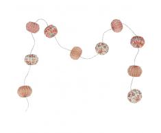 Guirlande lumineuse en papier L 250 cm SEVENTIES