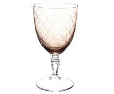 Verre à eau en verre fumé ÉLÉGANCE