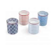 4 bougies parfumées en verre HELLO SUMMER