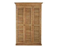 Dressing 3 portes en manguier Persiennes