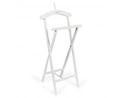 Valet de chambre pliable blanc ROSA