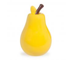 Statuette poire jaune H 17 cm YELLOW