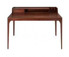 Bureau 1 tiroir en noyer massif Buckingham
