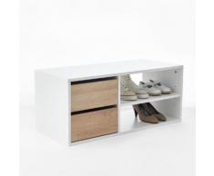 Rangement chaussures 2 niches, 2 tiroirs, Reynal - La Redoute Interieurs