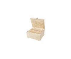 Boîte de rangement en bois, 30 x 25 x 15 cm