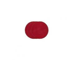 Napperons à crocheter "Cercle", rouge