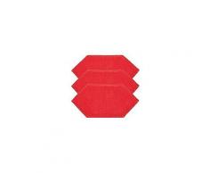 buttinette Napperons à crocheter "Facette", rouge