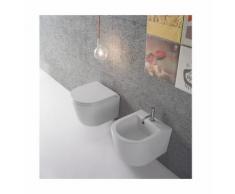Bidet suspendu FORTY3 - 43 x 36 cm - cod FOS12 CERAMICA GLOBO | Camoscio - GLOBO CA