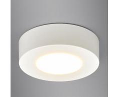 Plafonnier LED Esra rond blanc sobre discret plafonnier LED couloir cuisine - LAMPENWELT