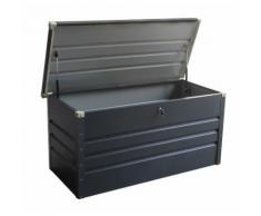 Coffre de rangement en métal anthracite 650L avec plancher X-METAL