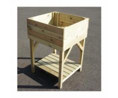 Carré potager en bois 60 x 60 cm - CHALET & JARDIN