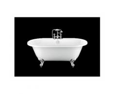 Baignoire ancienne CHELSEA 170 Blanche avec Pattes d'aigle chromées - LE MONDE DU BAIN