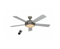 Ventilateur de Plafond Titanium 132cm Chrome Blanc - CASAFAN - - BOUTICA-DESIGN