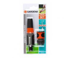 GARDENA - Nécessaire d'arrosage 15 mm pour équiper un tuyau Ø 13 - 15 mm