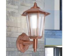 vidaXL Lampe murale extérieure Acier inoxydable Cuivre