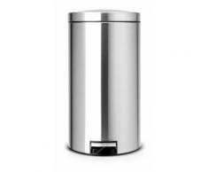 Poubelle à pédale Brabantia Twin 2 x 20 L Motion control mate