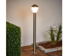 Borne lumineuse LED Ruben inox borne lumineuse sphère Lampenwelt extérieur