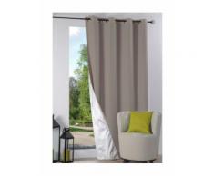 Rideau isolant à oeillets doublé Lin 135 x 240 cm - HOMEMAISON