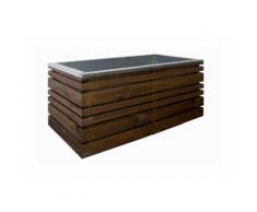Jardinière en bois rectangulaire Lign Z 100 - BURGER JARDIPOLYS