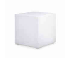 Cube lumineux LED 40cm 16 couleurs résistant à l'eau rechargeable, avec télécommande