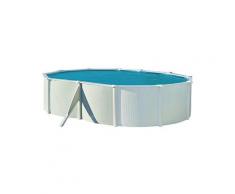 Piscine hors-sol acier 5,15 x 3,90m blanc - SAPHIR - M&S