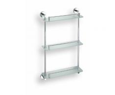 Etagère, tablette à 3 étages en verre OMEGA 40x67,5x13cm - BEMETA