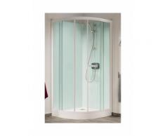 Cabine de douche Kineprime Glass Coulissante 1/4 de Rd 90cm Thermo - KINEDO