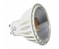 Ampoule LED GU10 5W COB - 3000K 380 Lumens 90° Angle - Eclaire 50W Halogene - EUROBRYTE