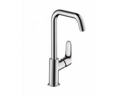 Mitigeur lavabo HANSGROHE Focus 240 bec haut orientable 120° chromé