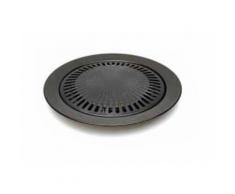 Plaque grill barbecue à gaz PROVIDUS pour réchaud gaz portable cuisson plein air grille anti