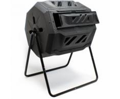 Tonneau de compostage Rotatif Composteur Compost Bac à compost de jardin 160l - WILTEC