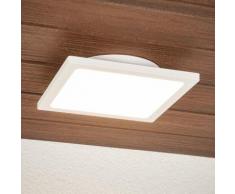 Plafonnier d'extérieur LED Mabella blanc extérieur rectangulaire carré LED - LAMPENWELT