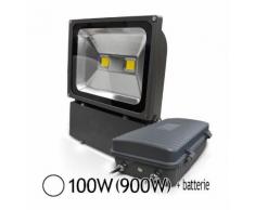PROJECTEUR LED VISION-EL 230 V 100 WATT 6000°K GRIS IP65 emergency 3H