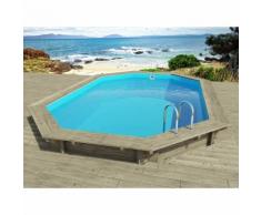Piscine bois "Florida" - 6.57 x 4.57 x 1.31 m - HABITAT ET JARDIN