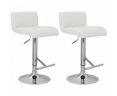 vidaXL Tabouret simili cuir Rolls