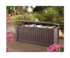 Coffre en résine aspect bois ROCKWOOD 570L - Marron - KETER