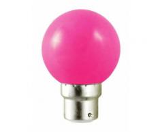 Ampoule LED Globe B22 1W rose VISION-EL 7646C