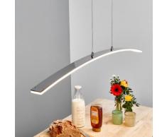 Suspension LED Lorian courbée lampe de salle à manger LED - LAMPENWELT