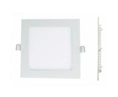 Spot led encastrable 18W extra plat carré Blanc Chaud - EUROPALAMP