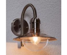Applique d'extérieur Damion moderne inox polycarbonate IP44 - LAMPENWELT