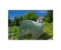 Serre de jardin tunnel 350x200x200cm - Vert translucide
