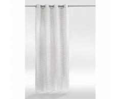 Voilage en Etamine à Rayures Horizontales Fantaisies Beige 140 x 240 cm - HOMEMAISON