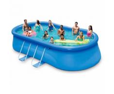 Piscine autoportante ovale - 6.10 x 3.66 x 1.22 m - HABITAT ET JARDIN