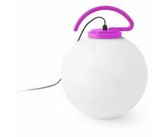 En forme de boule lampe idéal pour le jardin modèle nuk-Fuchsia - FARO