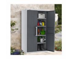 Armoire de jardin haute en résine grise - OPTIMA - KETER